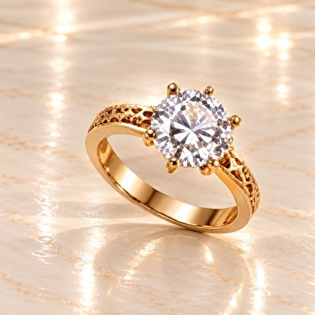 Signature Solitaire ring
