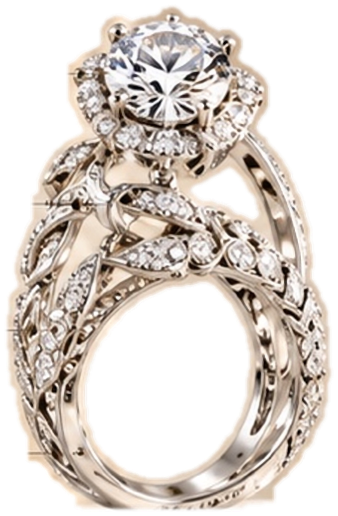 The Radiance — 925 sterling silver solitaire ring with brilliant-cut cubic zirconia